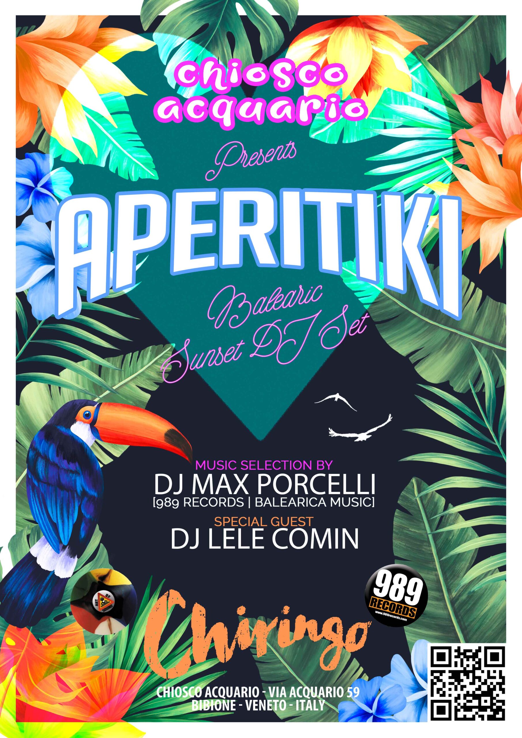 Aperitiki - Special Guest - DJ Lele Comin @ Chiosco Acquario