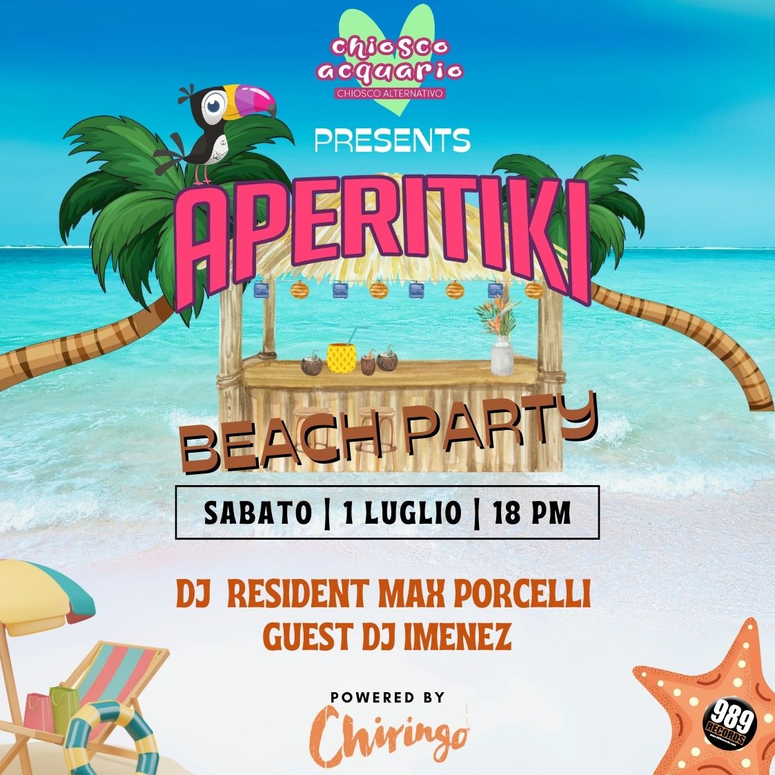 Aperitiki 2023 Beach Party - Special Guest DJ Imenez