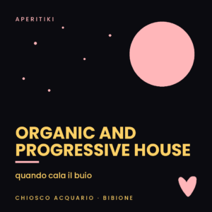 Copertina della playlist Aperitiki Organic and Progressive House del Chiosco Acquario di Bibione